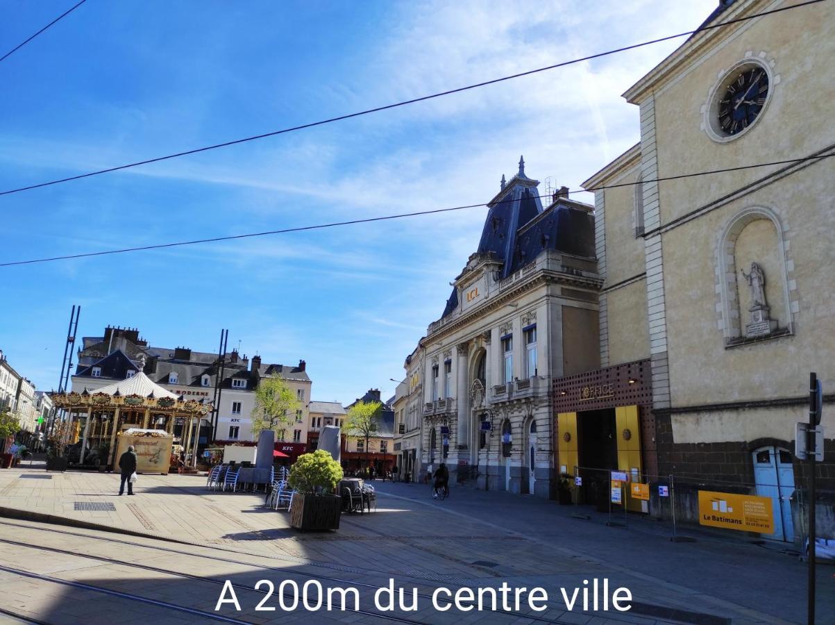 Duplex Appartement 70M2 Atypique Au Coeur Du Mans Le Mans Kültér fotó